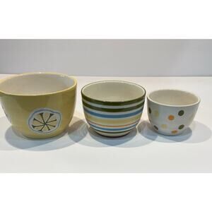 Boston Warehouse Trading Corp Set of 3 Nesting Bowls